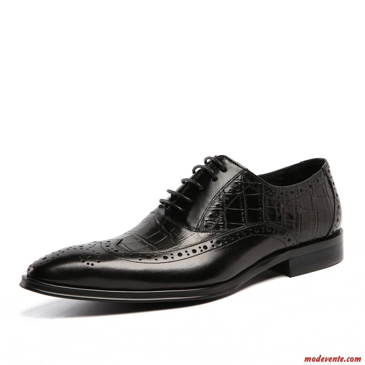 Chaussures De Ville Homme Laçage Angleterre Chaussures De Mariage Cuir Véritable Costume Formel Entreprise Marron