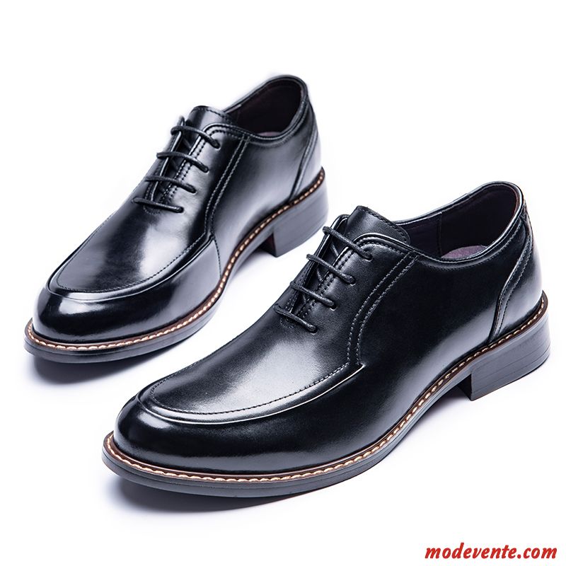 Chaussures De Ville Homme Mariage Entreprise Cuir Été Chaussures En Cuir Dessus Cuir Marron