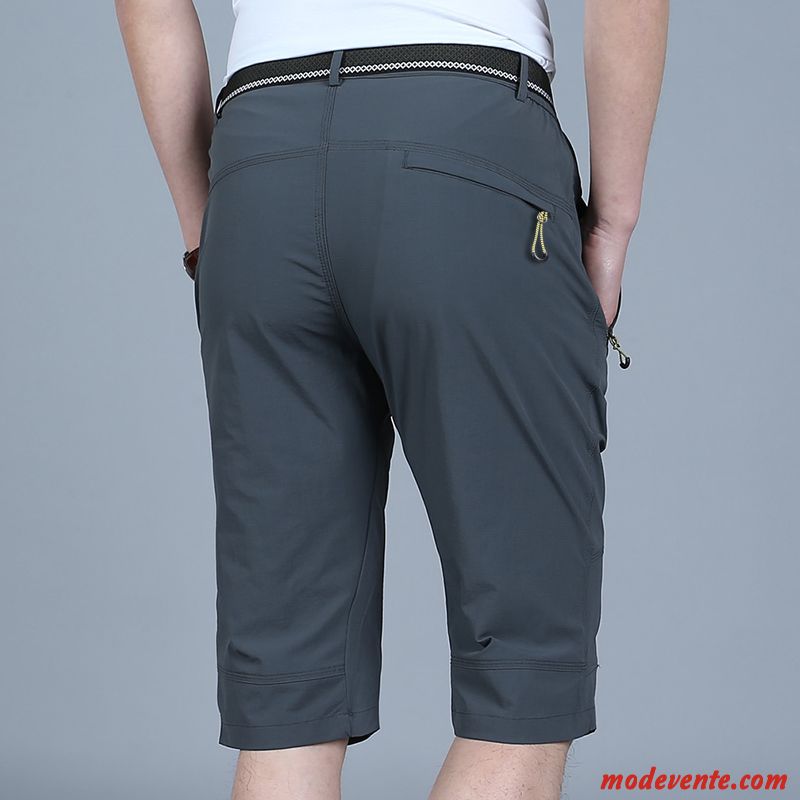 Shorts Homme Séchage Rapide Baggy Légère Été Pantalon Cargo De Plein Air Vert