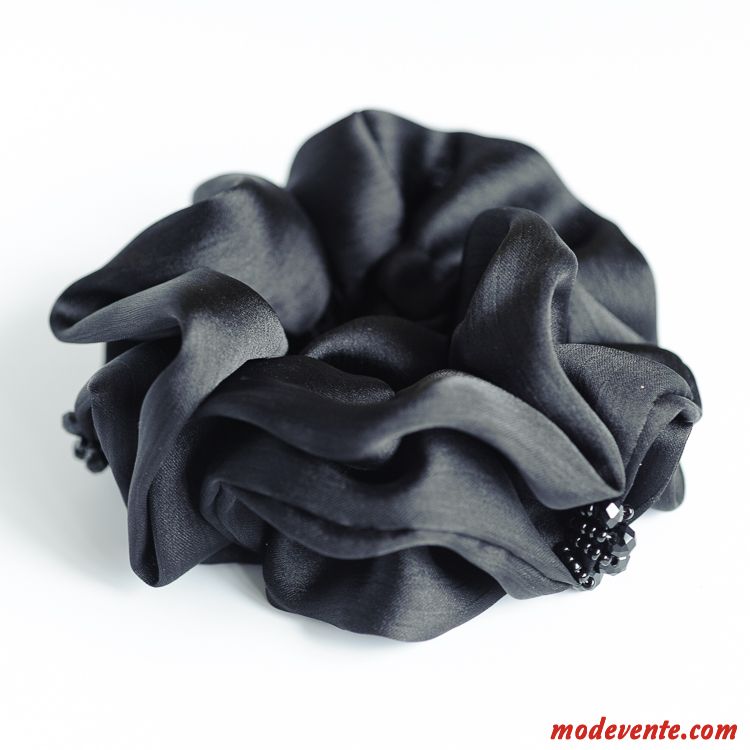 Épingle À Cheveux Femme Ornements De Cheveux Fleur Dentelle Couvre-chefs Gros Cercle Des Cheveux Pure Noir