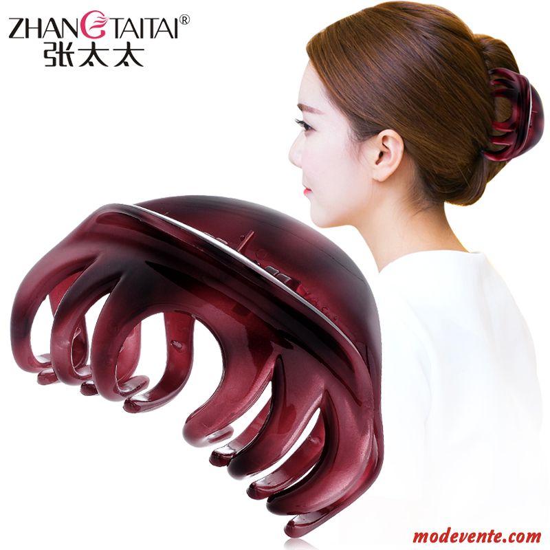 Épingle À Cheveux Femme Pan Head Grand Adulte Poignées Prendre Un Bain Petit Marron