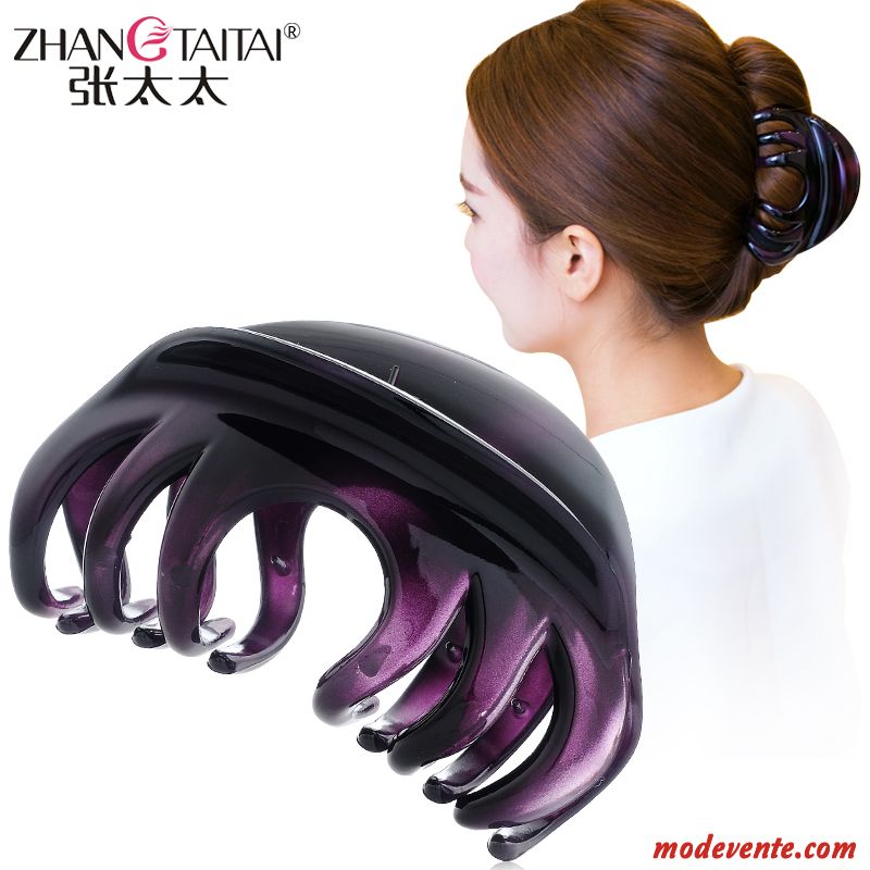 Épingle À Cheveux Femme Pan Head Grand Adulte Poignées Prendre Un Bain Petit Marron