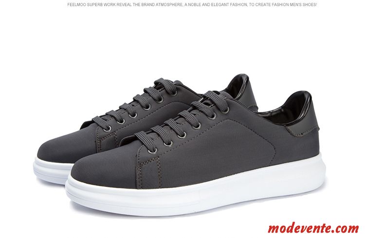 Basket Basse Noir Homme Crème Saumon Mc21155