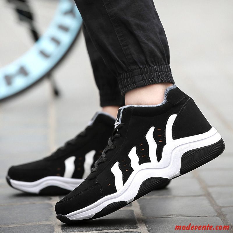 Basket Montantes Pas Cher Homme Noir Or Mc20591