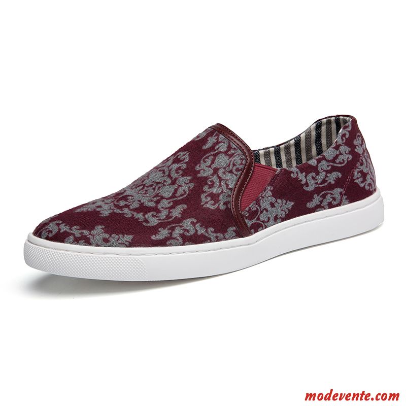 Basket Toile Homme Pas Cher Pensée Violet Mc22026