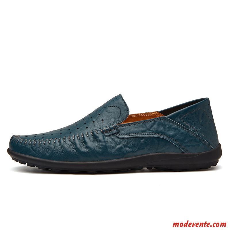 Botte De Mocassins Pas Cher Rose Bleu Turquoise Mc23506