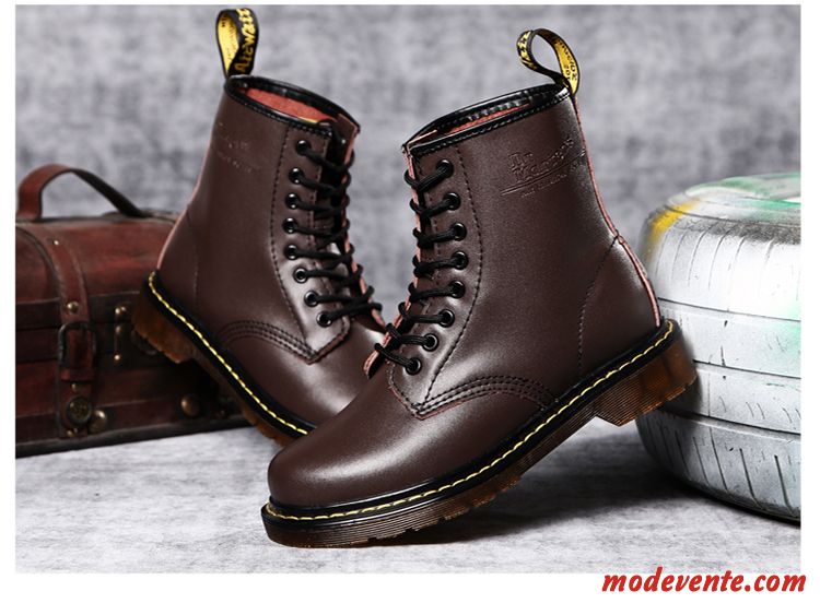 Bottines Homme Noires Sandybrown Ivoire Mc22431