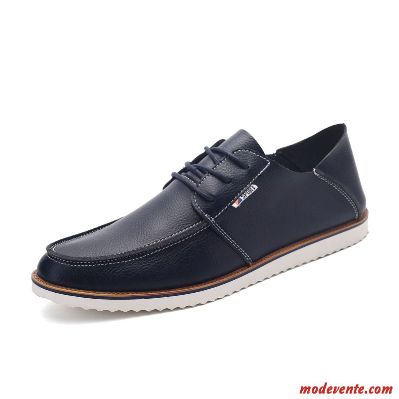 Chaussure De Ville Neige Homme Blé Bleu Aigue-marine Mc24463