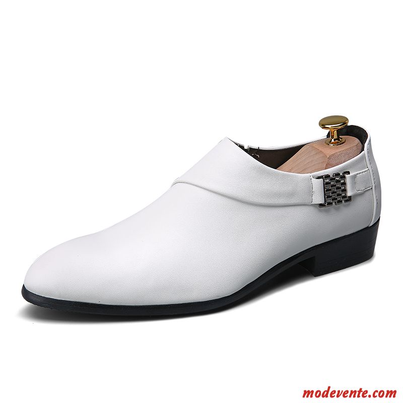 Chaussure De Ville Neige Homme Rosybrown Blanc Mc24557