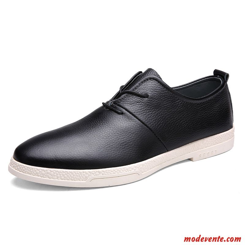 Chaussure De Ville Noir Pas Cher Homme Saphir Neige Mc24388