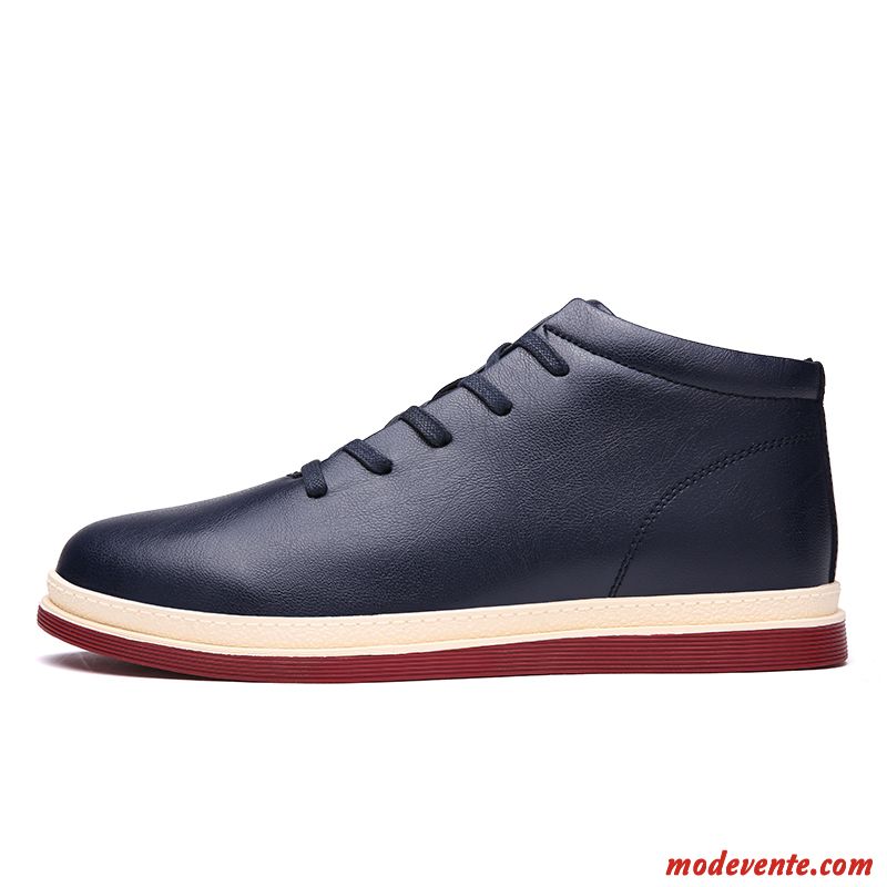 Chaussure Homme Montant Pas Cher Écarlate Vert Jaunâtre Mc20480