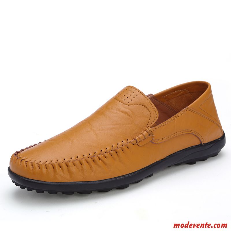 Chaussure Mocassins Pas Cher Homme Peachpuff Marron Mc23028