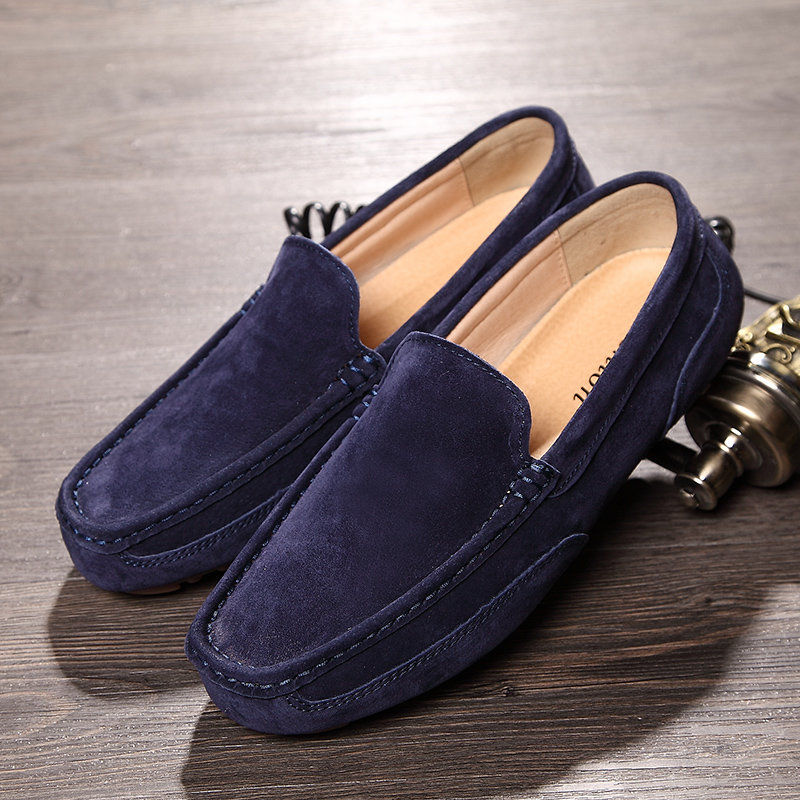 Chaussure Style Mocassin Bleu Cobalt Bleu Royal Mc23168