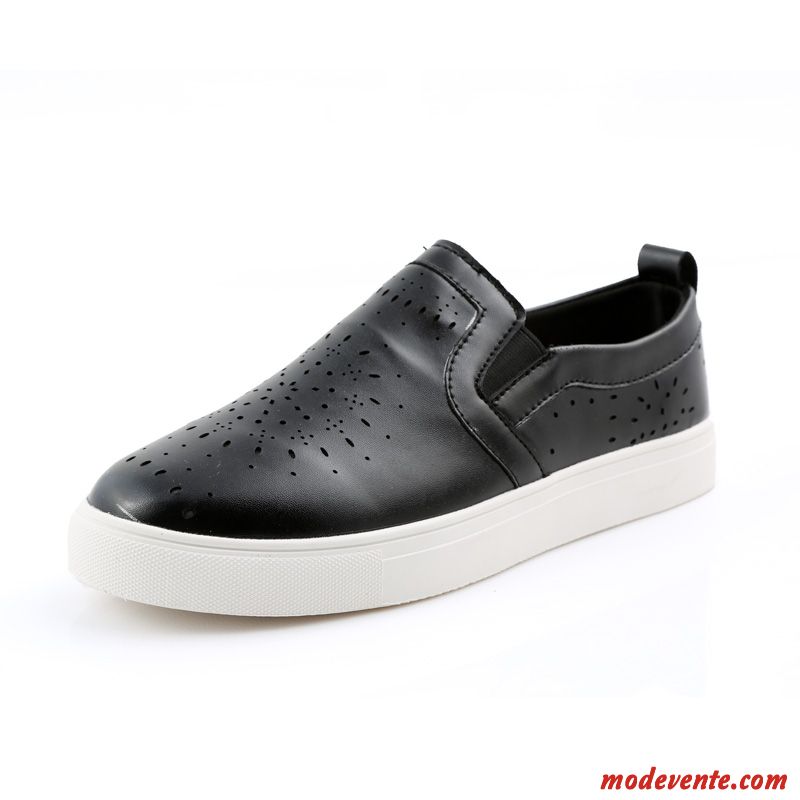 Chaussure Style Mocassin Soldes Kaki Noir Mc22982