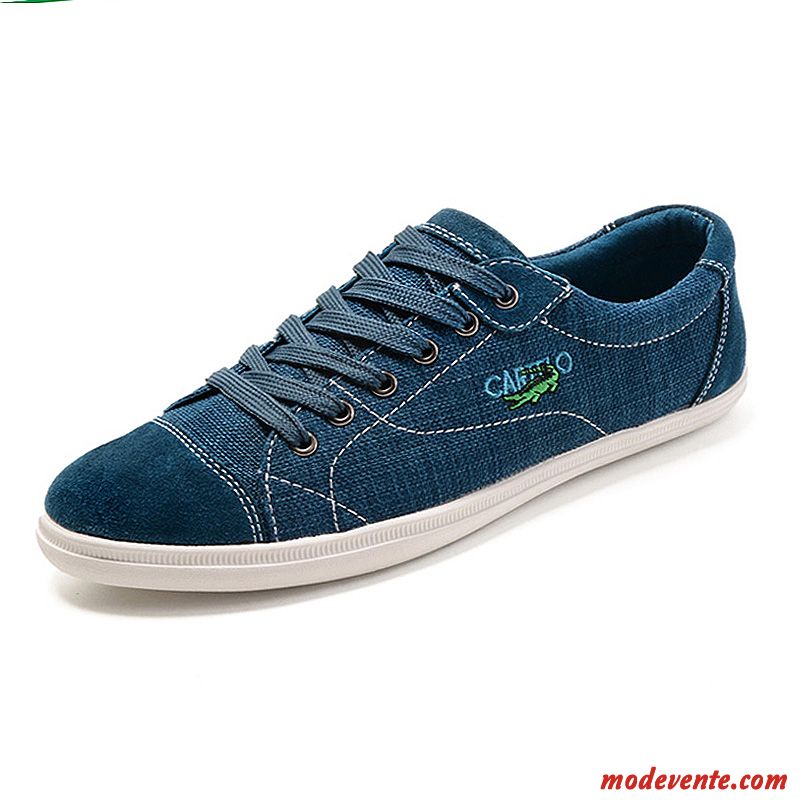 Chaussures Toile De Golf Discount Écarlate Marine Mc22028