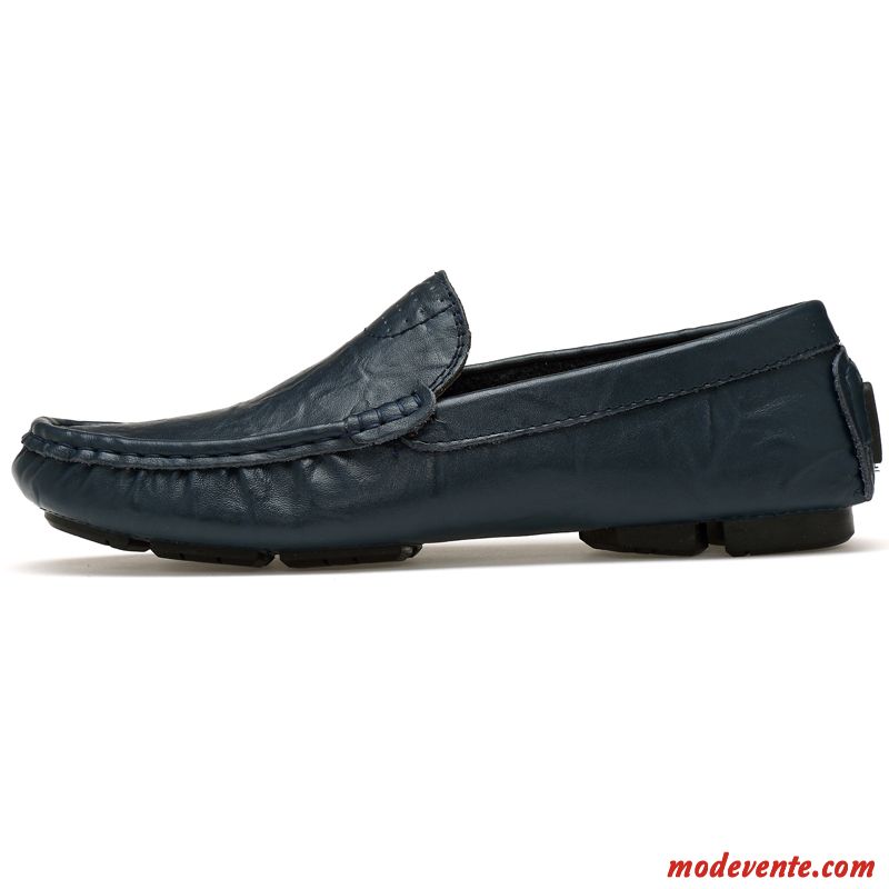 Mocassin Classique Homme Gris Fumé Jaune Mc23410