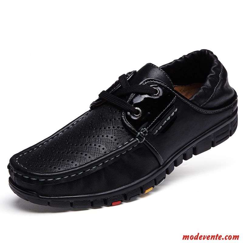 Mocassin Classique Homme Noir Bleu Mc23522