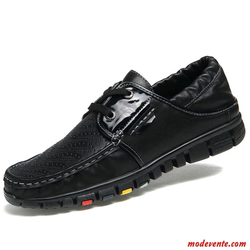 Mocassin Classique Homme Noir Bleu Mc23522