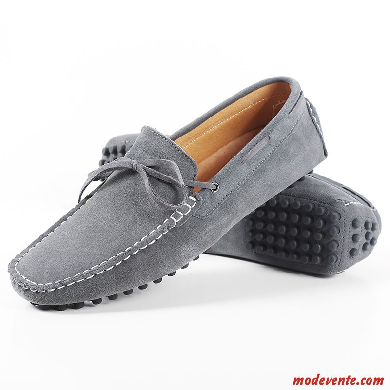 Mocassin Homme Bleu Marine Bleu Ciel Blanc Mc23373