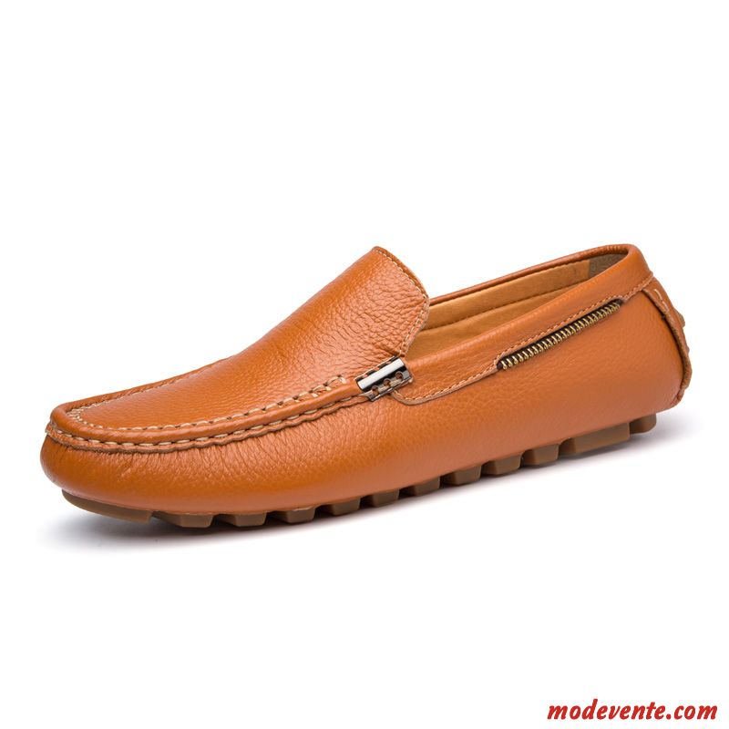 Mocassin Homme Fashion Beige Sable Rose Saumon Mc23283