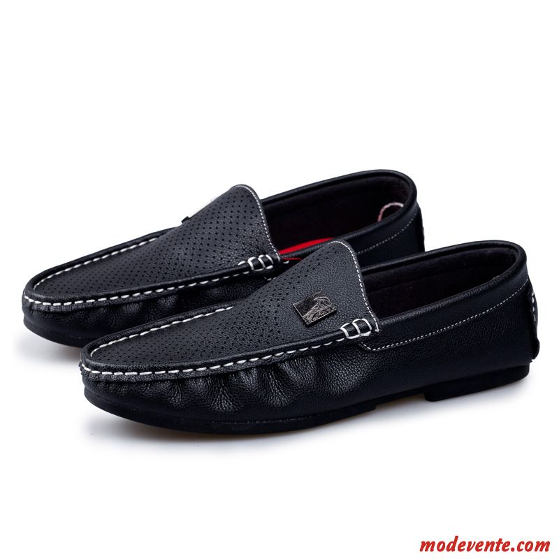 Mocassin Homme Mode Soldes Argent Steelblue Mc23369