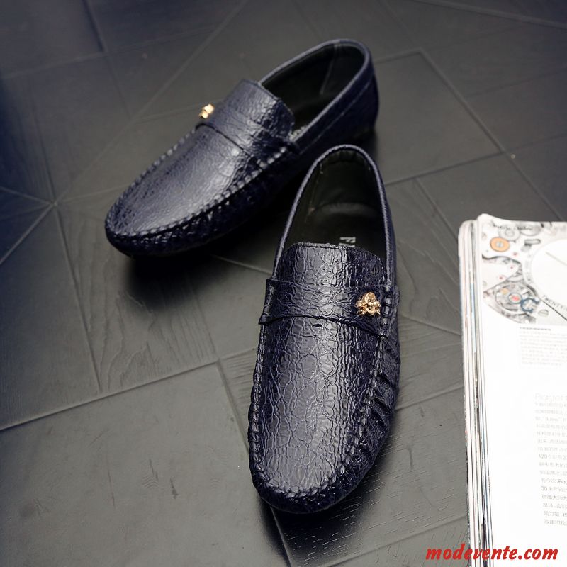 Mocassin Homme Noir Ivoire Tout Noir Mc23514