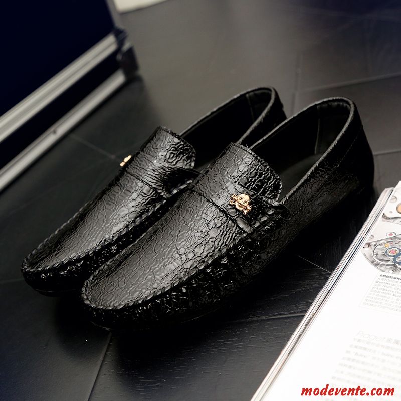 Mocassin Homme Noir Ivoire Tout Noir Mc23514