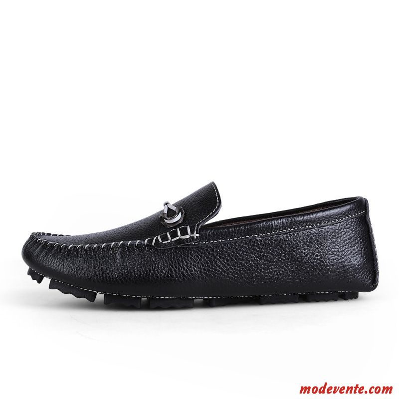 Mocassin Homme Noir Pas Cher Crème Gris Ardoise Mc23049