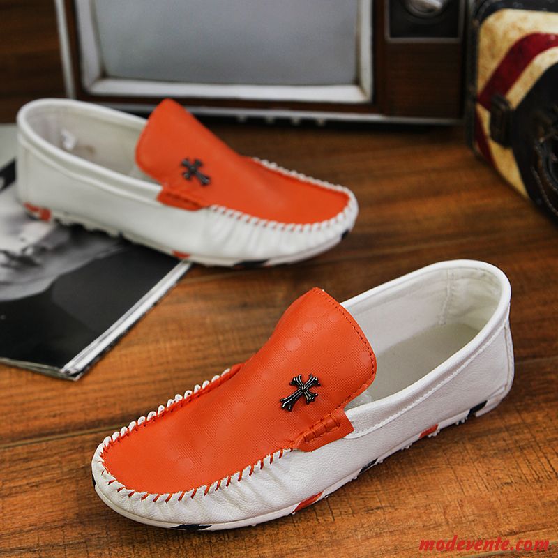 Mocassin Homme Plateforme Pas Cher Peachpuff Lavande Mc23501