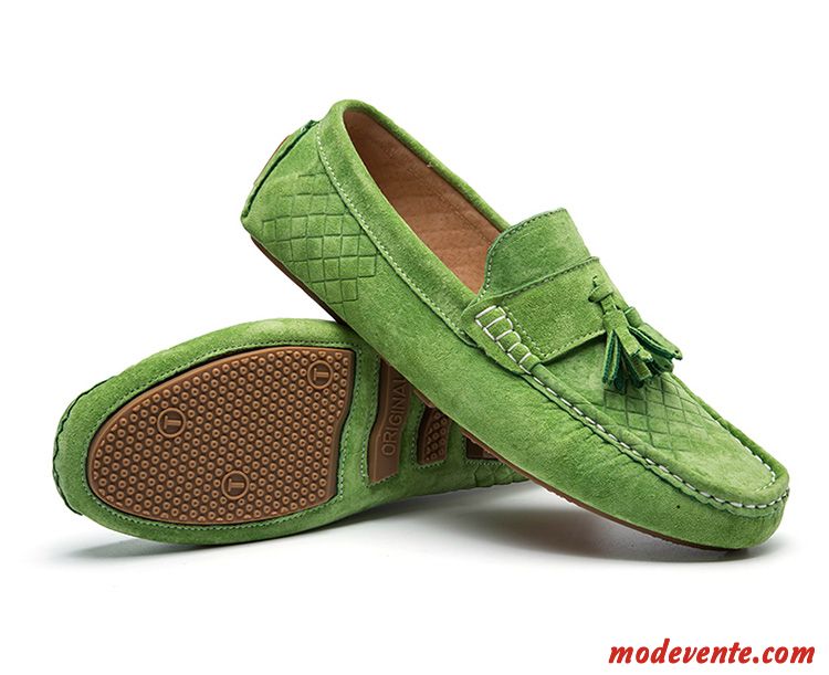 Mocassin Montant Homme Pas Cher Pérou Kaki Mc23210