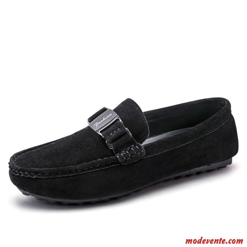 Mocassin Noir Et Blanc Homme Soldes Vin Rouge Lilas Mc23107