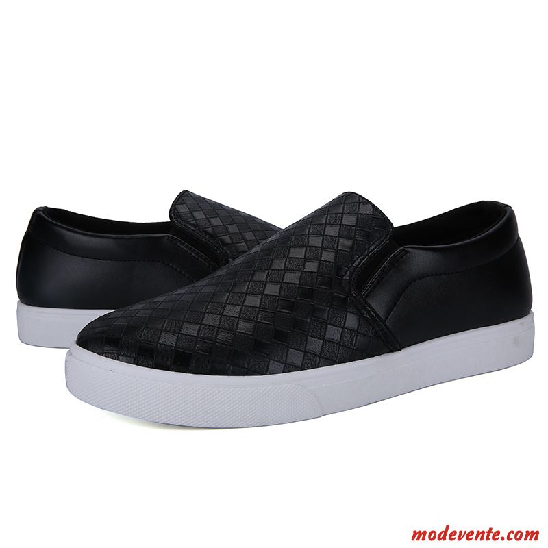 Mocassin À Talon Homme Saumon Noir Mc22659