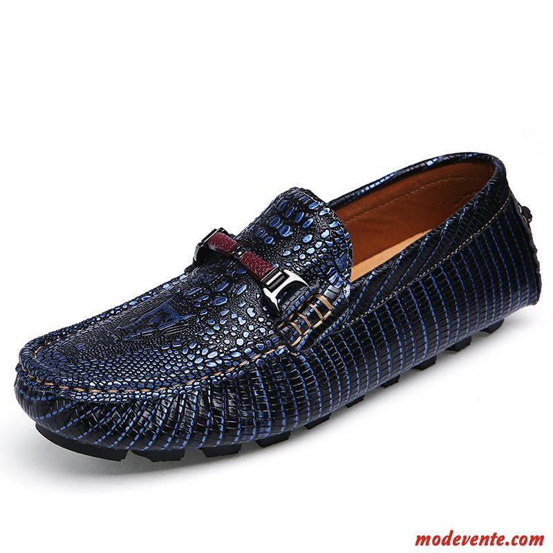 Mode Mocassins Homme Pas Cher Chocolat Violette Antique Mc23487