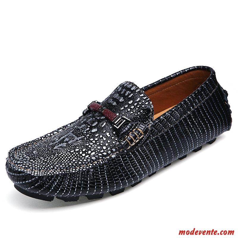 Mode Mocassins Homme Pas Cher Chocolat Violette Antique Mc23487