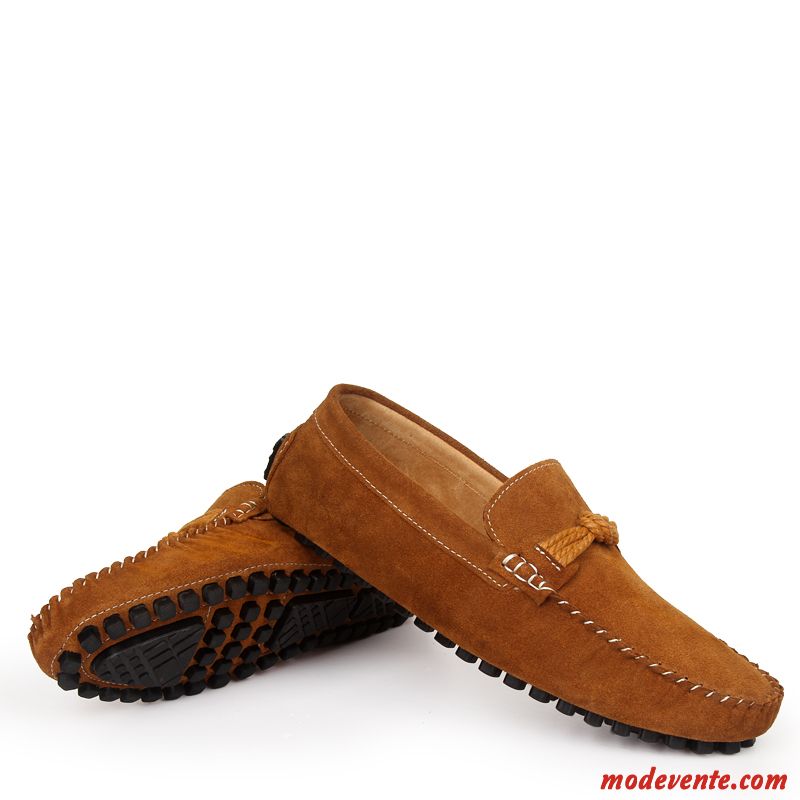 Sandales Mocassins Cuir Naturel Blanc Rosybrown Mc23473