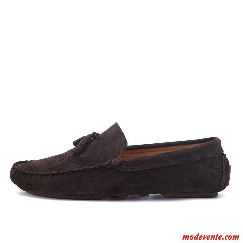 Solde Mocassin Mocassins Homme Marron Peachpuff Mc23220