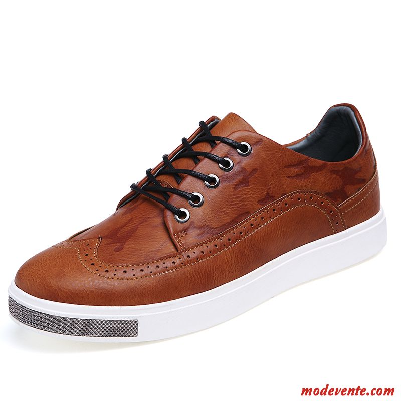 Vente Chaussures Homme Pas Cher Blanc D'huître Bronzer Mc25310