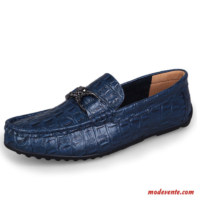 Vente Mocassins Homme Violet Kaki Mc23175